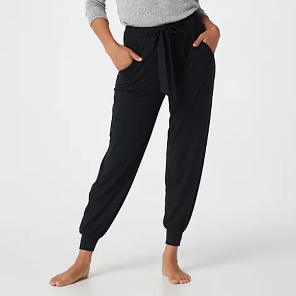 AnyBody Pants - NWOT - Women's Knit Jogger Pants w/ Tie Waistband